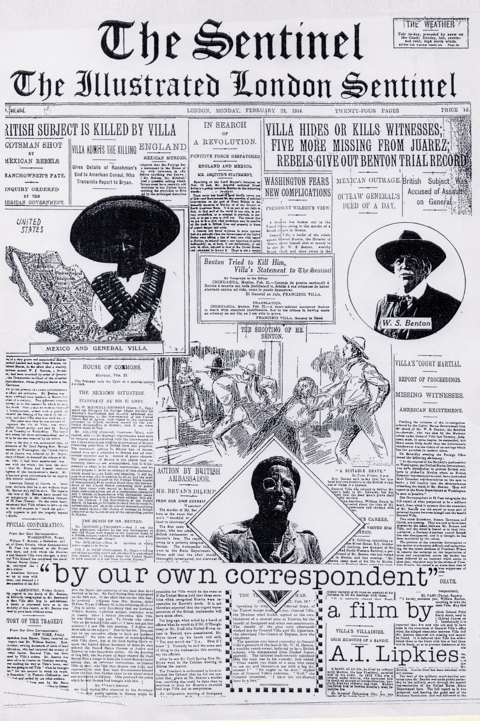 El corresponsal poster